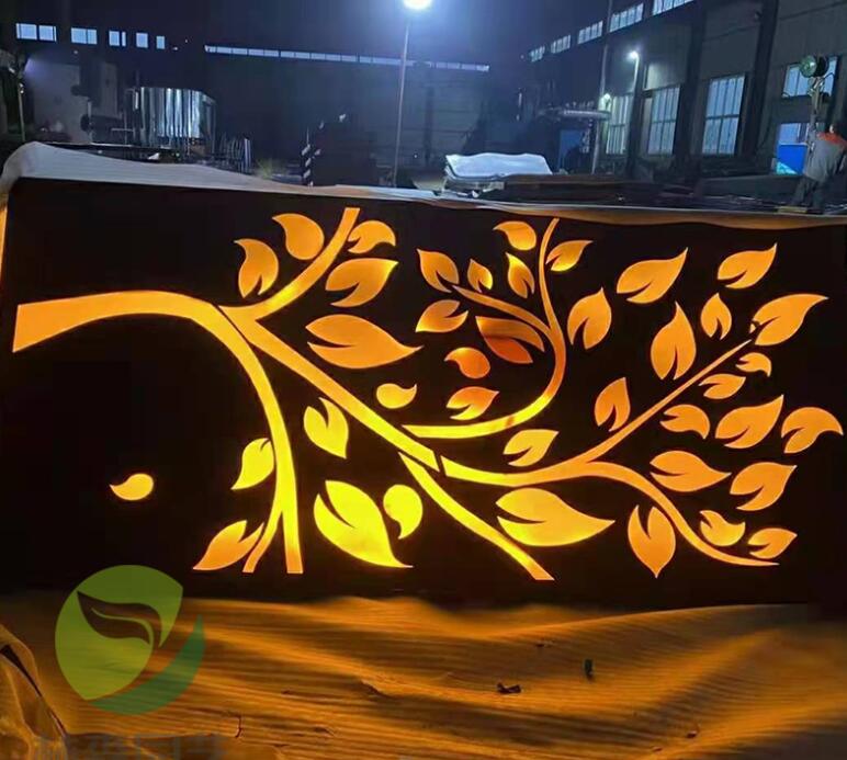 加查耐候钢板灯箱