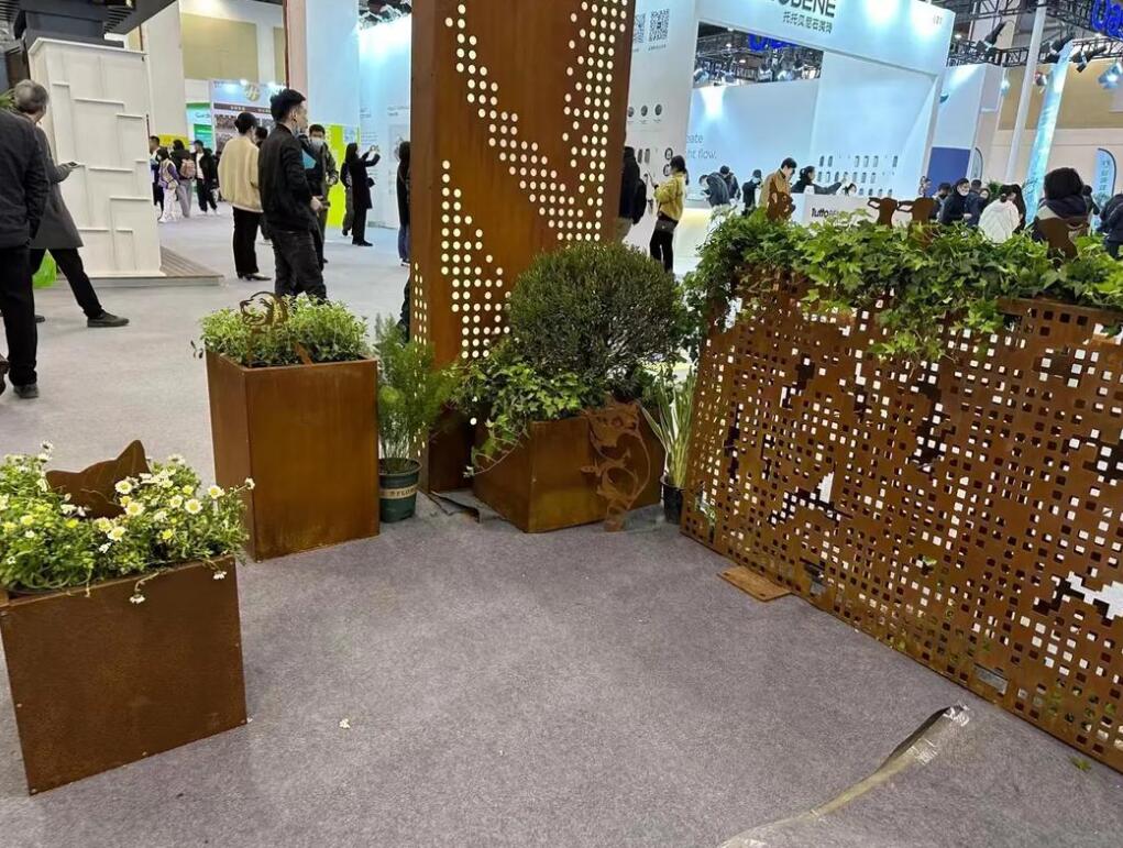 加查耐候钢花箱