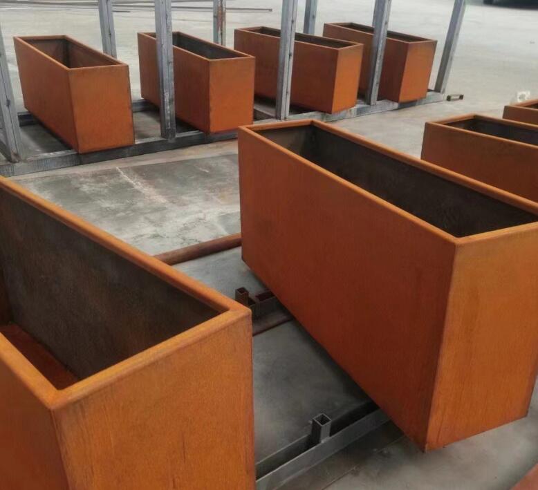 加查耐候钢花箱